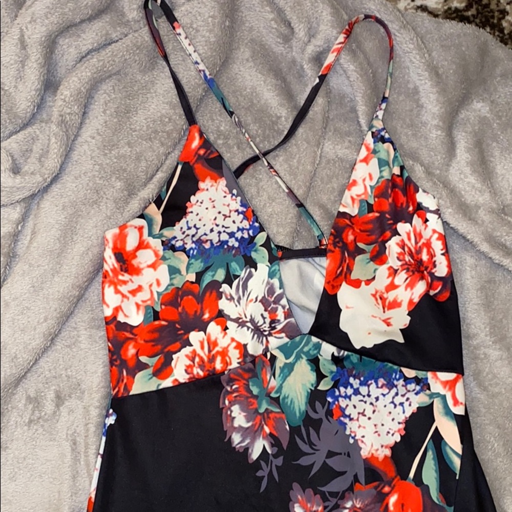 Floral print dress